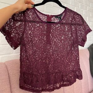 F21 sheer top